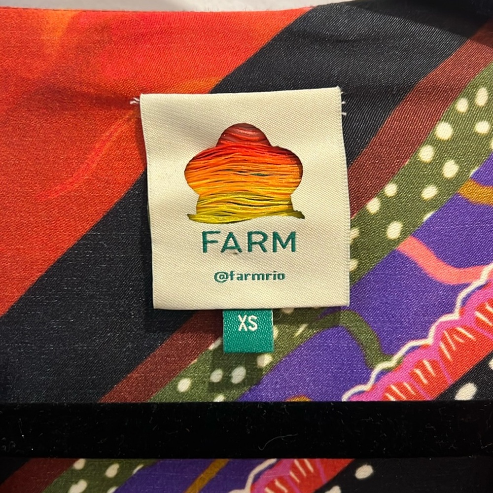 FARM Rio Multicolor Wrap Mini Dress - Picture 2 of 4